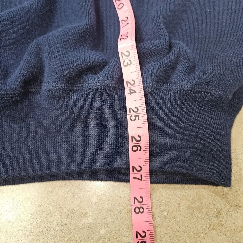 Polo Ralph Lauren Sweater Men XL Navy Cotton Red Pony‎ Preppy Academia Grandpa